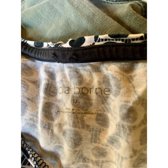 Liz Claiborne Cotton Long Sleeve Tee - Picture 2 of 5